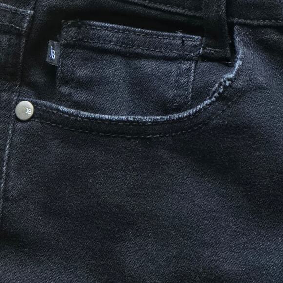 Judy Blue Women’s High Rise Crossover Waist Dad Jean Black, Size 11/30 - Picture 2 of 8